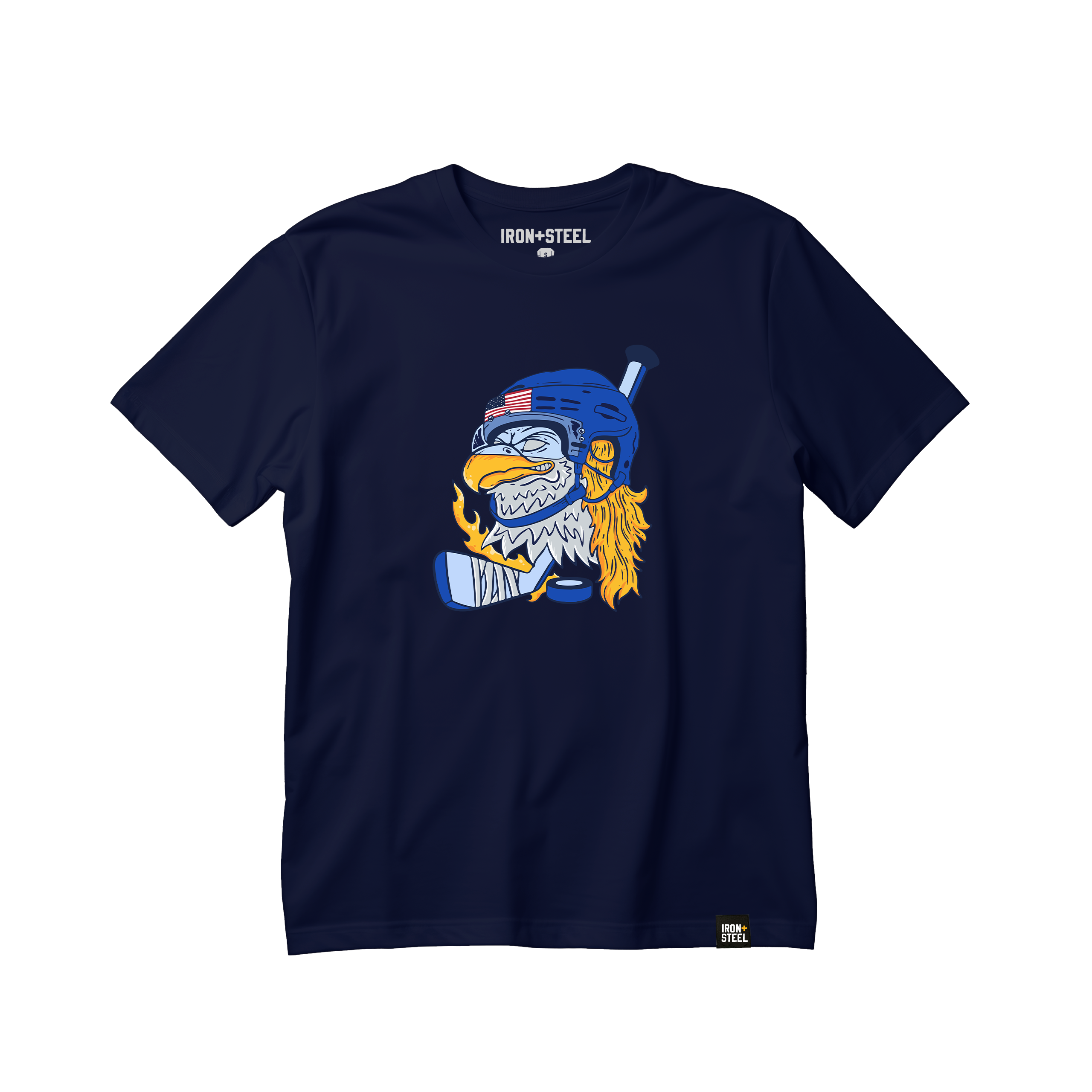 USA Bald Eagle Mullet Hockey T-Shirt