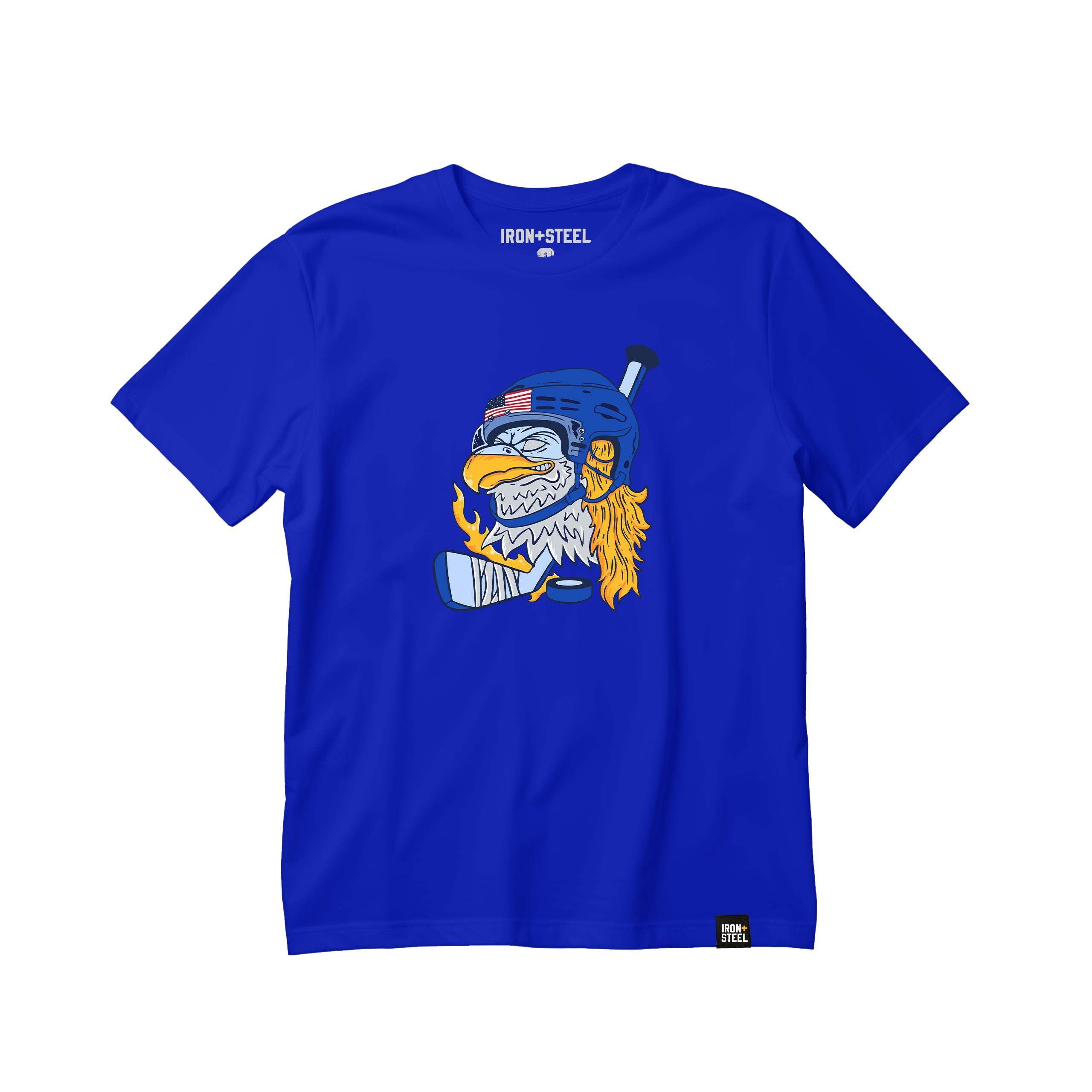USA Bald Eagle Mullet Hockey T-Shirt
