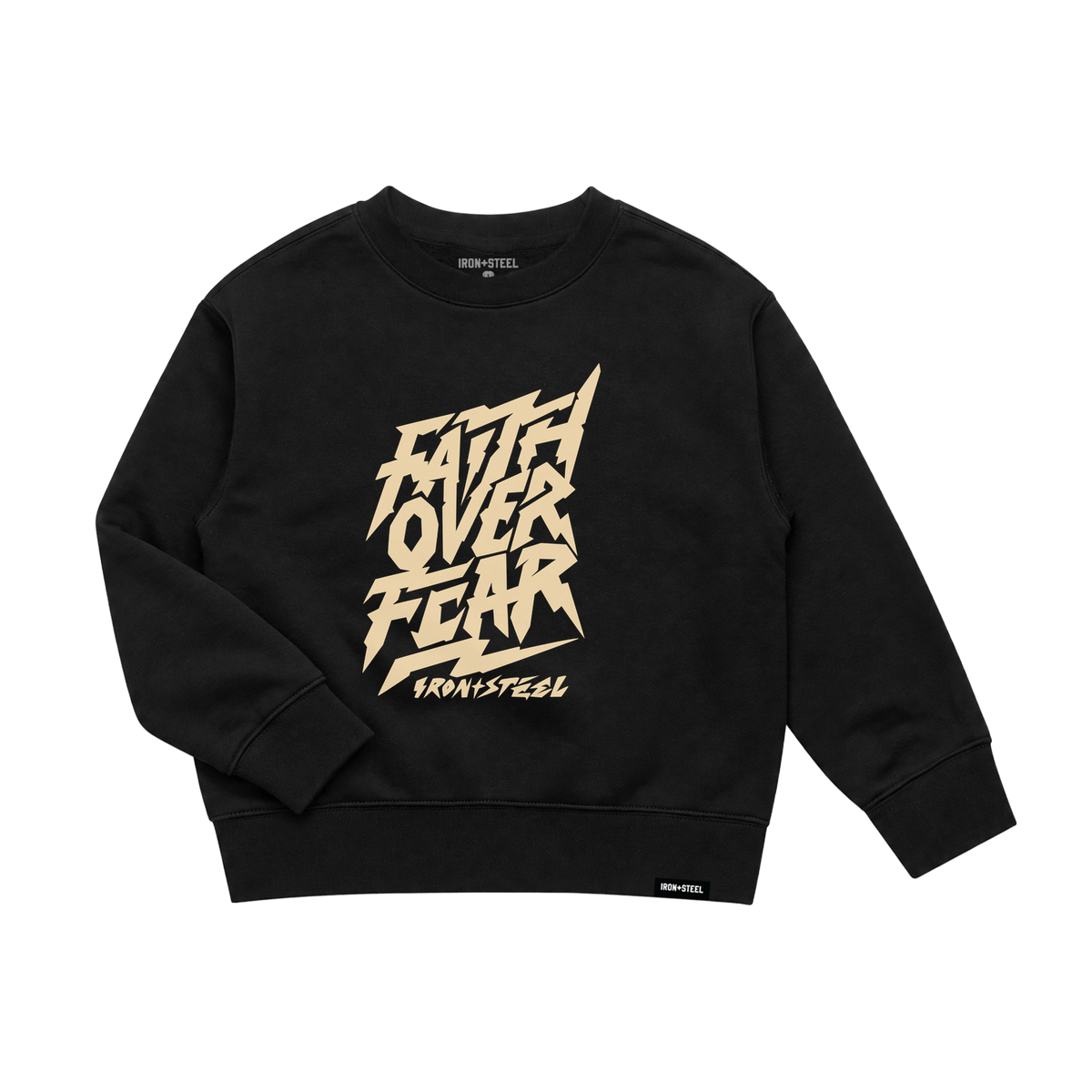 Faith Over Fear Hockey Toddler Sweatshirt