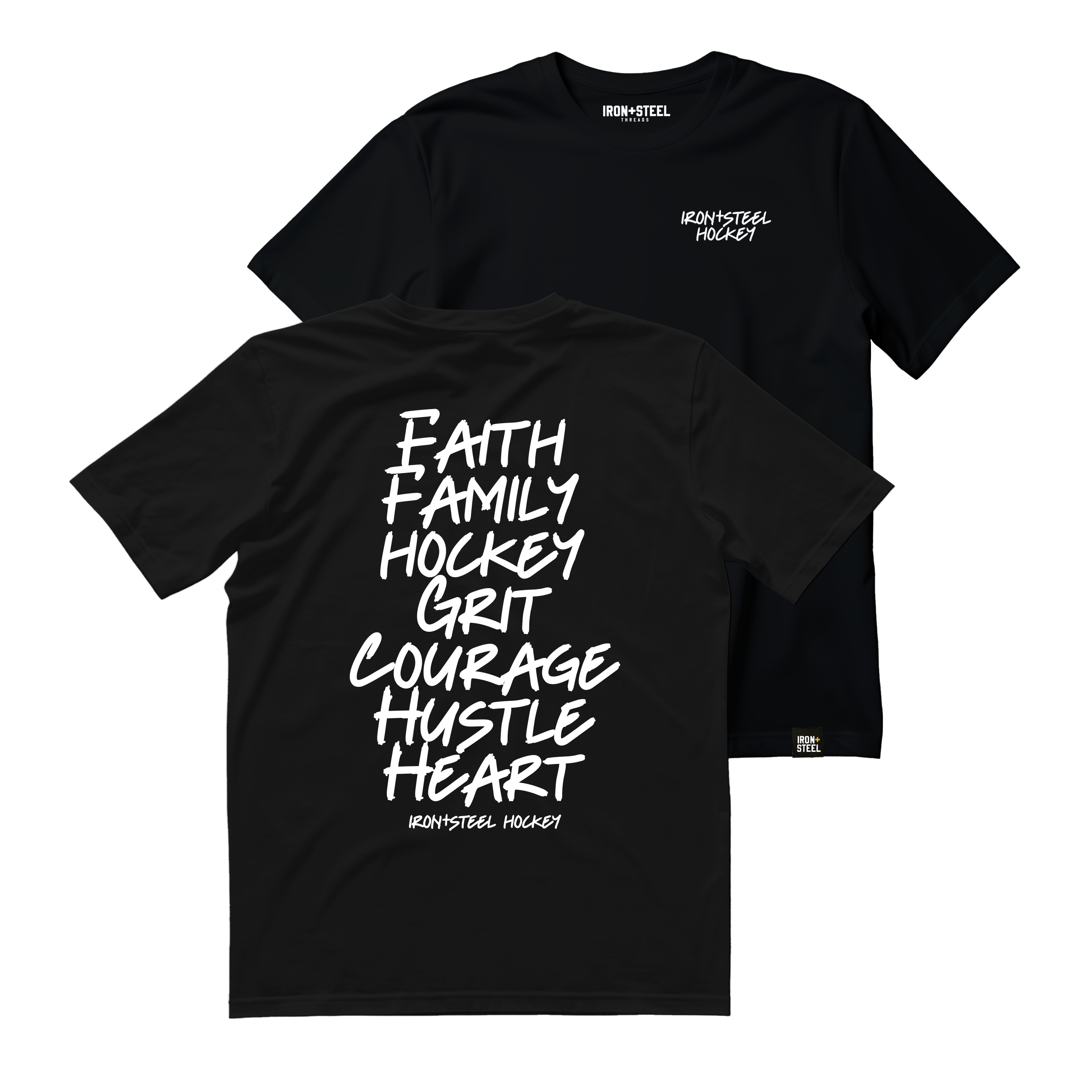 Family Faith Grit Hockey Tee