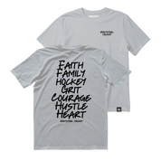 Family Faith Grit Hockey Tee