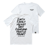 Faith Family Grit Hockey Tee
