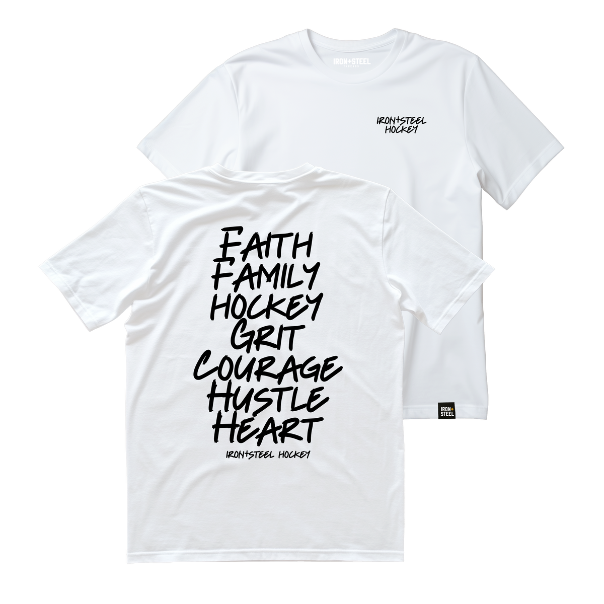 Faith Family Grit Hockey Tee