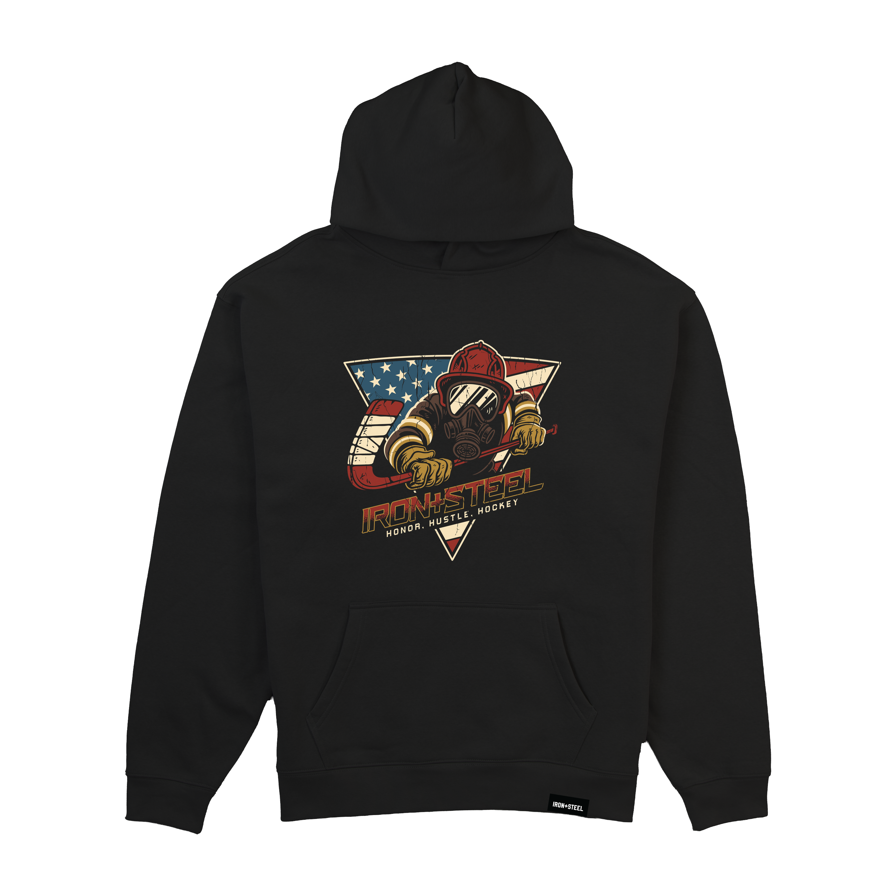 Firefighter Hustle Hockey Midweight Hoodie