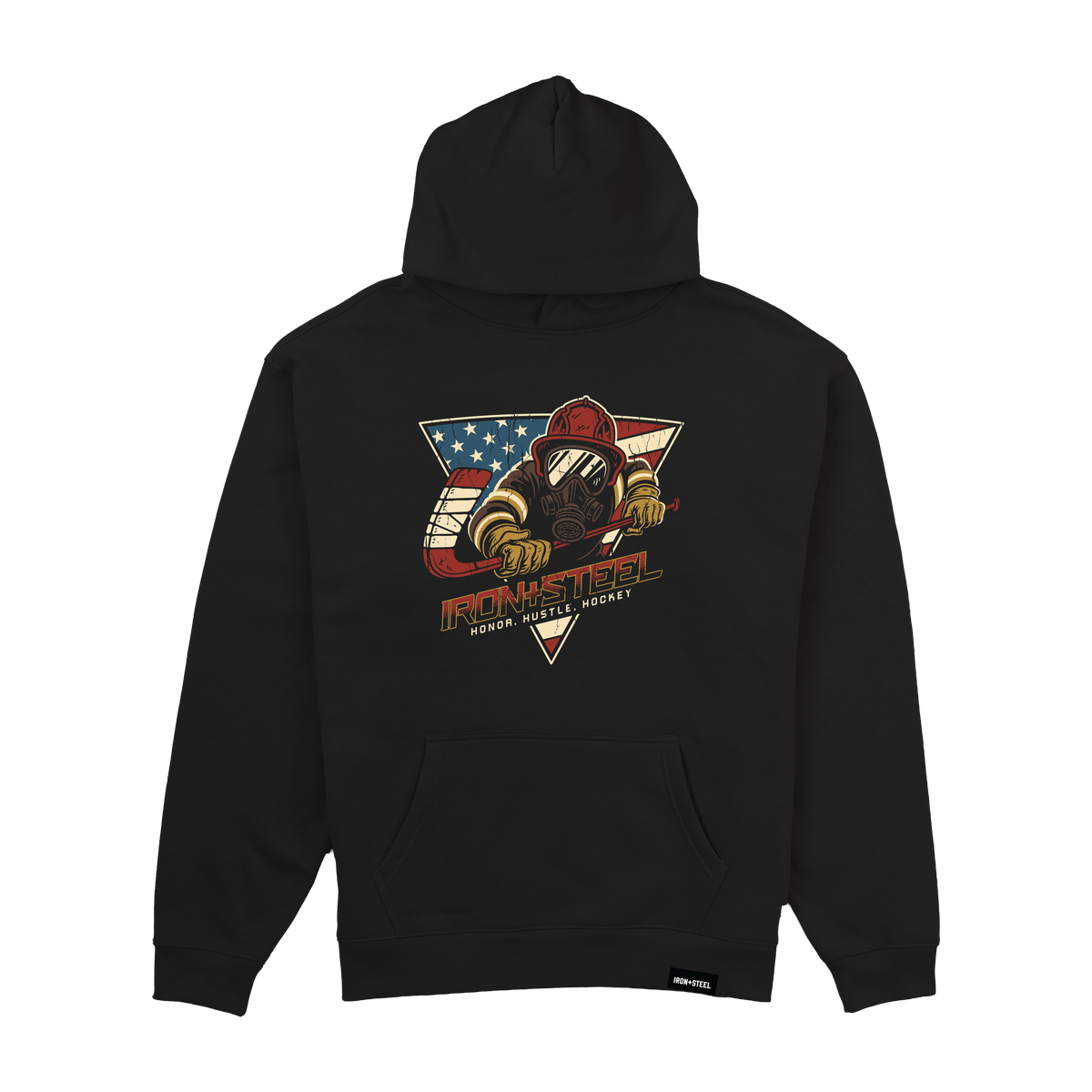 Firefighter Hustle Hockey Midweight Hoodie