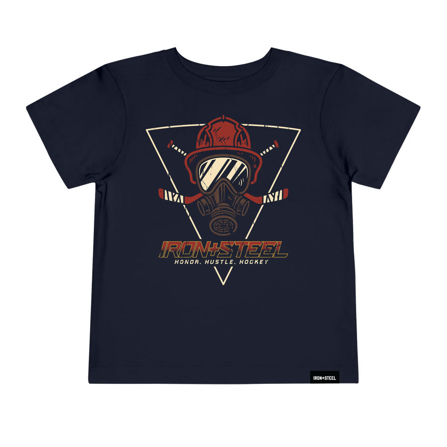 Firefighter Hustle Hockey Toddler Tee