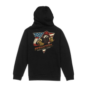 Firefighter Hustle Hockey Youth Hoodie