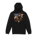 Firefighter Hustle Hockey Youth Hoodie