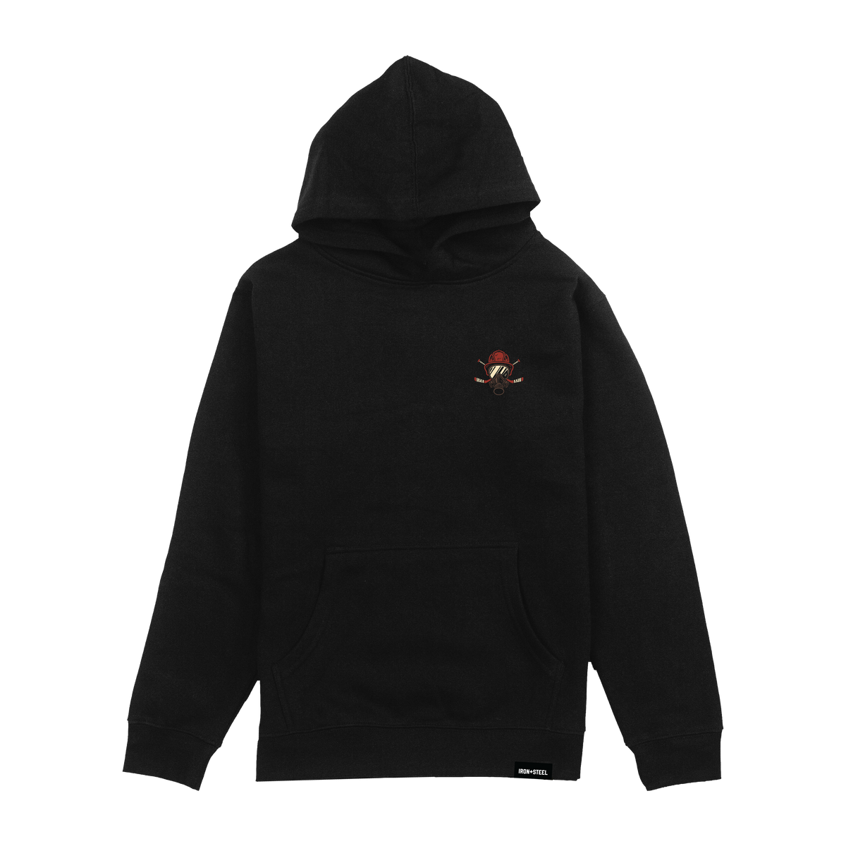 Firefighter Hustle Hockey Youth Hoodie