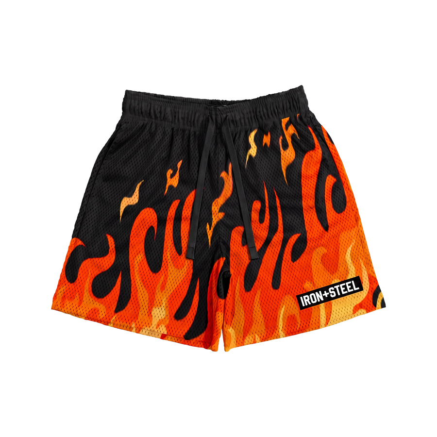 Flames Hockey Mesh Shorts