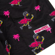 Flamingo Hockey Swim Trunks