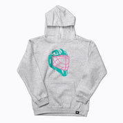 Colored Goalie Helmet Youth Hoodie