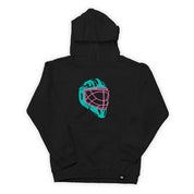 Colored Goalie Helmet Youth Hoodie