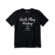 Girls Play Hockey Tee