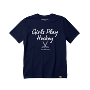 Girls Play Hockey Tee