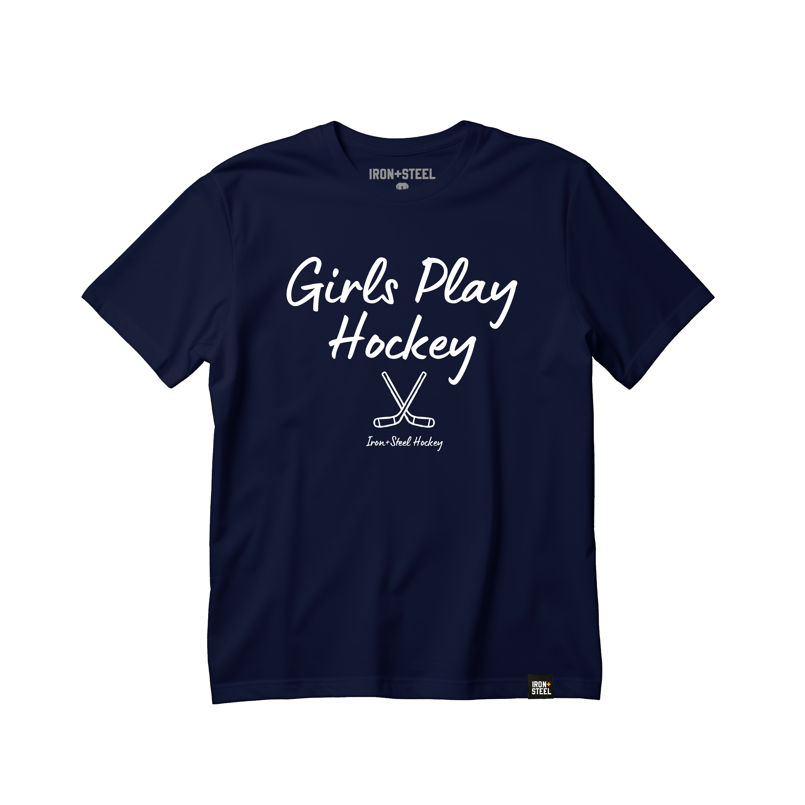 Girls Play Hockey Tee