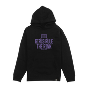 Girls Rule The Rink Youth Hockey Hoodie