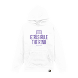 Girls Rule The Rink Youth Hockey Hoodie