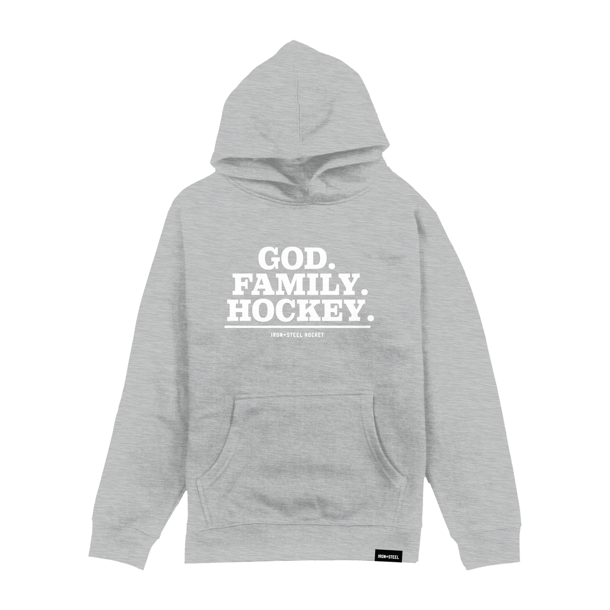 God Family Hockey Youth Hoodie