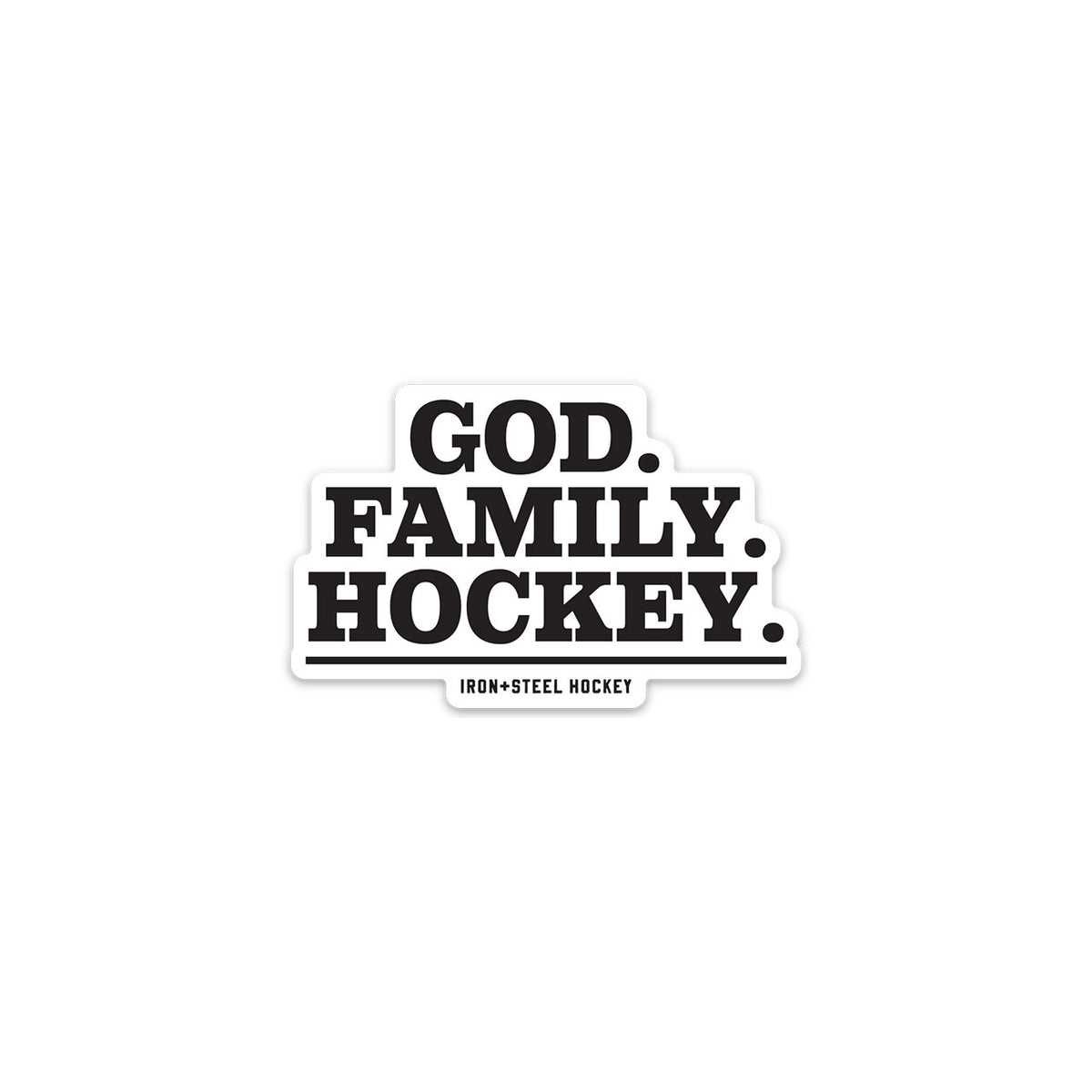 God. Family. Hockey. Sticker