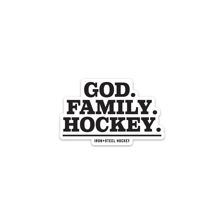 God. Family. Hockey. Sticker