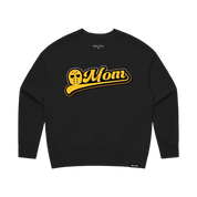 Hockey Mom Script Goalie Women's Crew