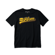Hockey Mom Script Puck T-Shirt