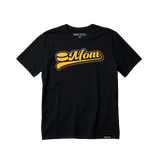Hockey Mom Script Puck T-Shirt