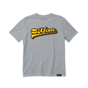 Hockey Mom Script Puck T-Shirt