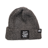 Legs Feed the Wolf Ribbed Beanie