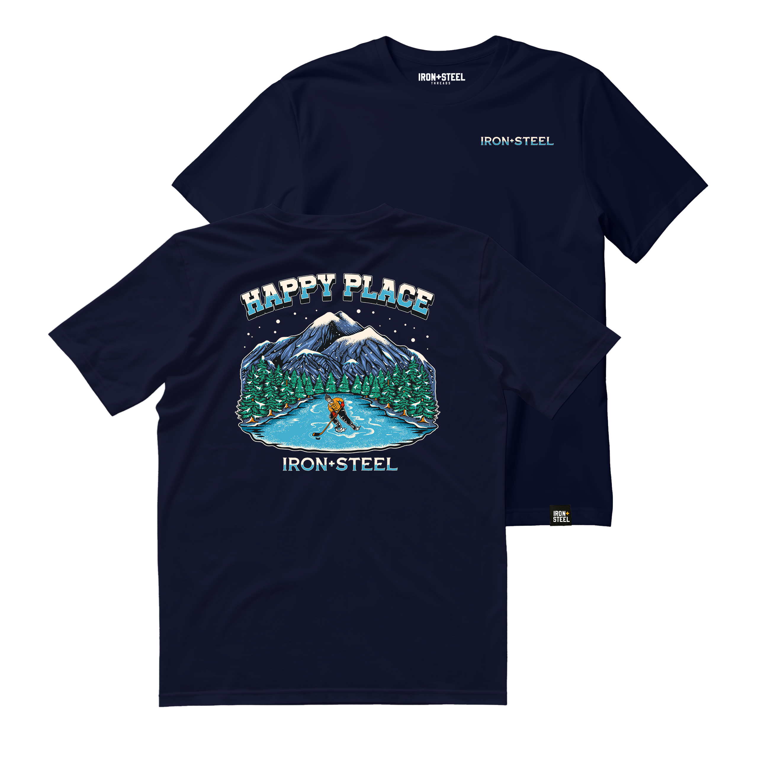 Happy Place Hockey Tee