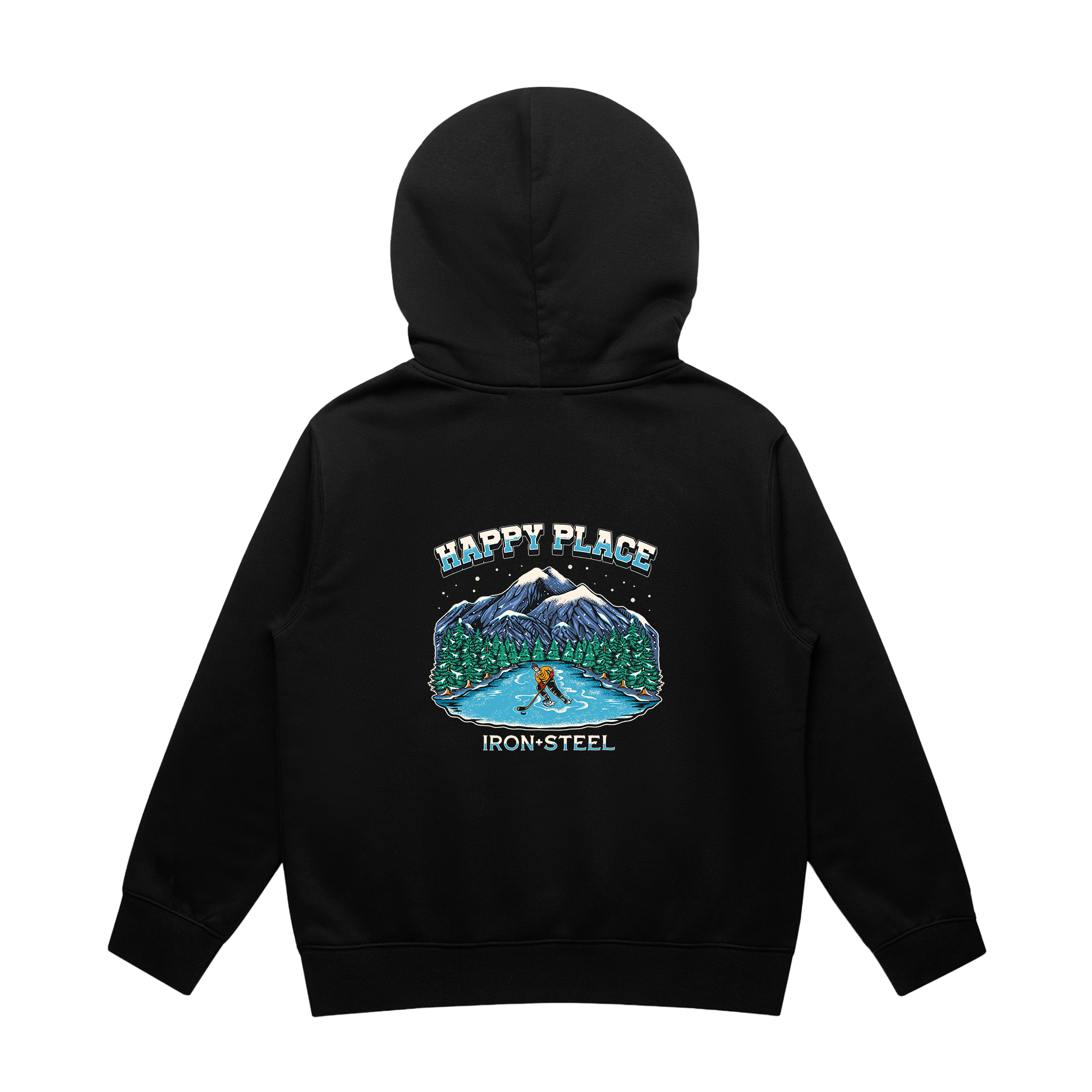 Happy Place Hockey Toddler Hoodie