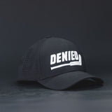 Denied Hockey Goalie Snapback Hat - Black/White