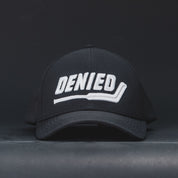 Denied Hockey Goalie Snapback Hat - Black/White