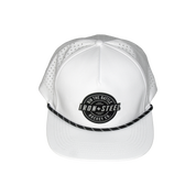 Win The Battle Snapback Hat - White