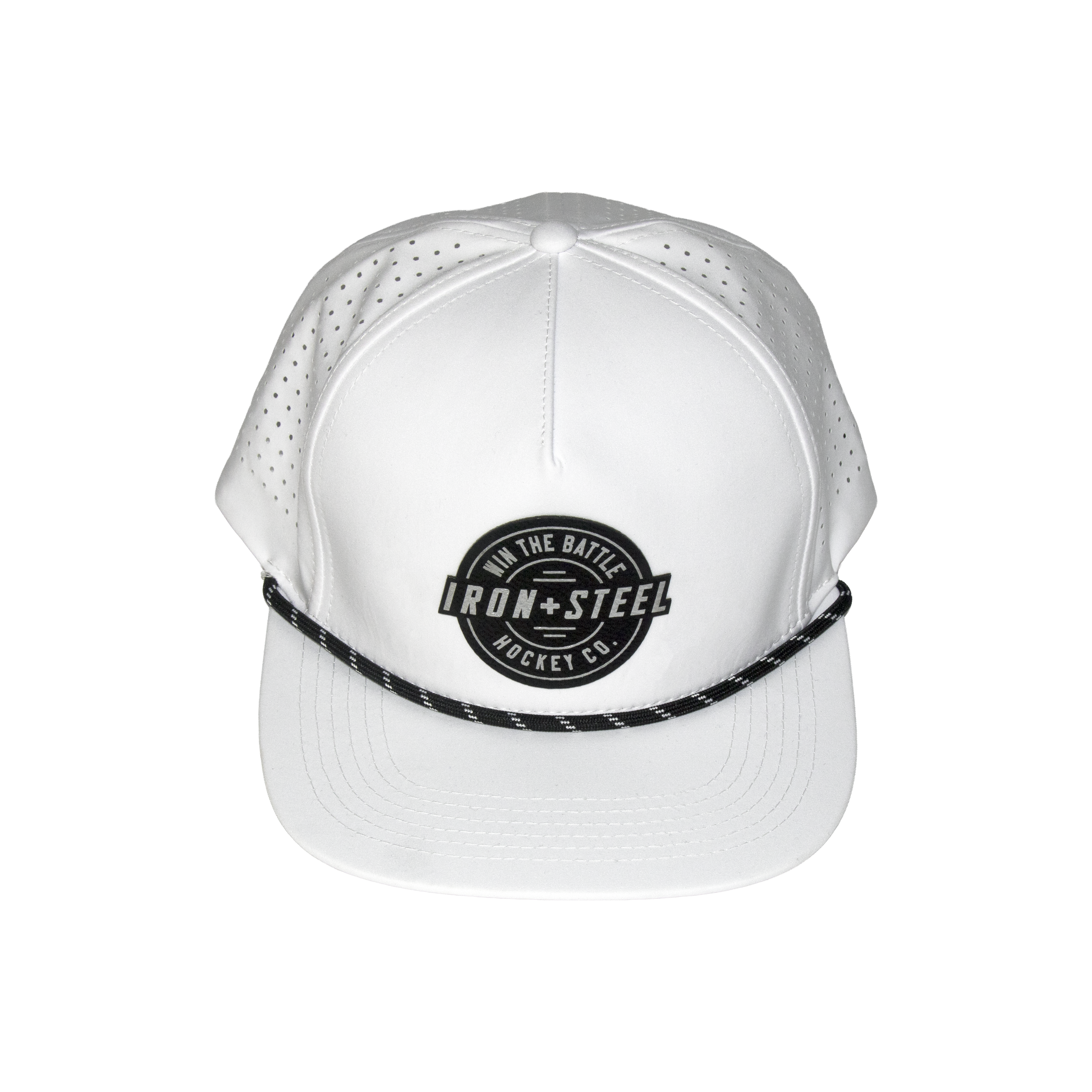 Win The Battle Snapback Hat - White