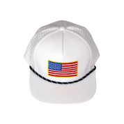 USA Flag Rope Hat