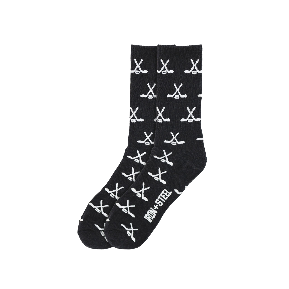Hockey Sticks Crew Socks