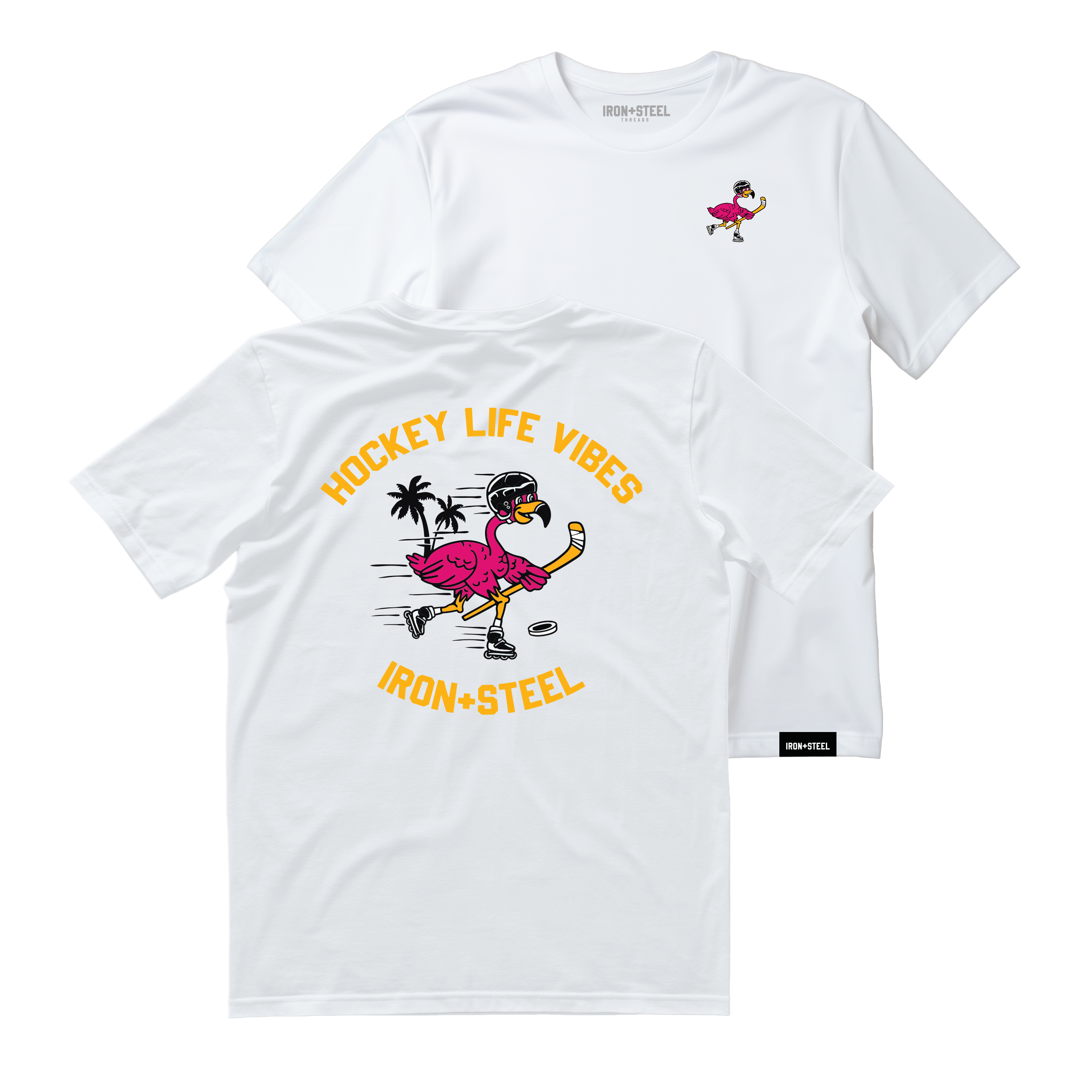 hockeylifevibesflamingowhitetee.png
