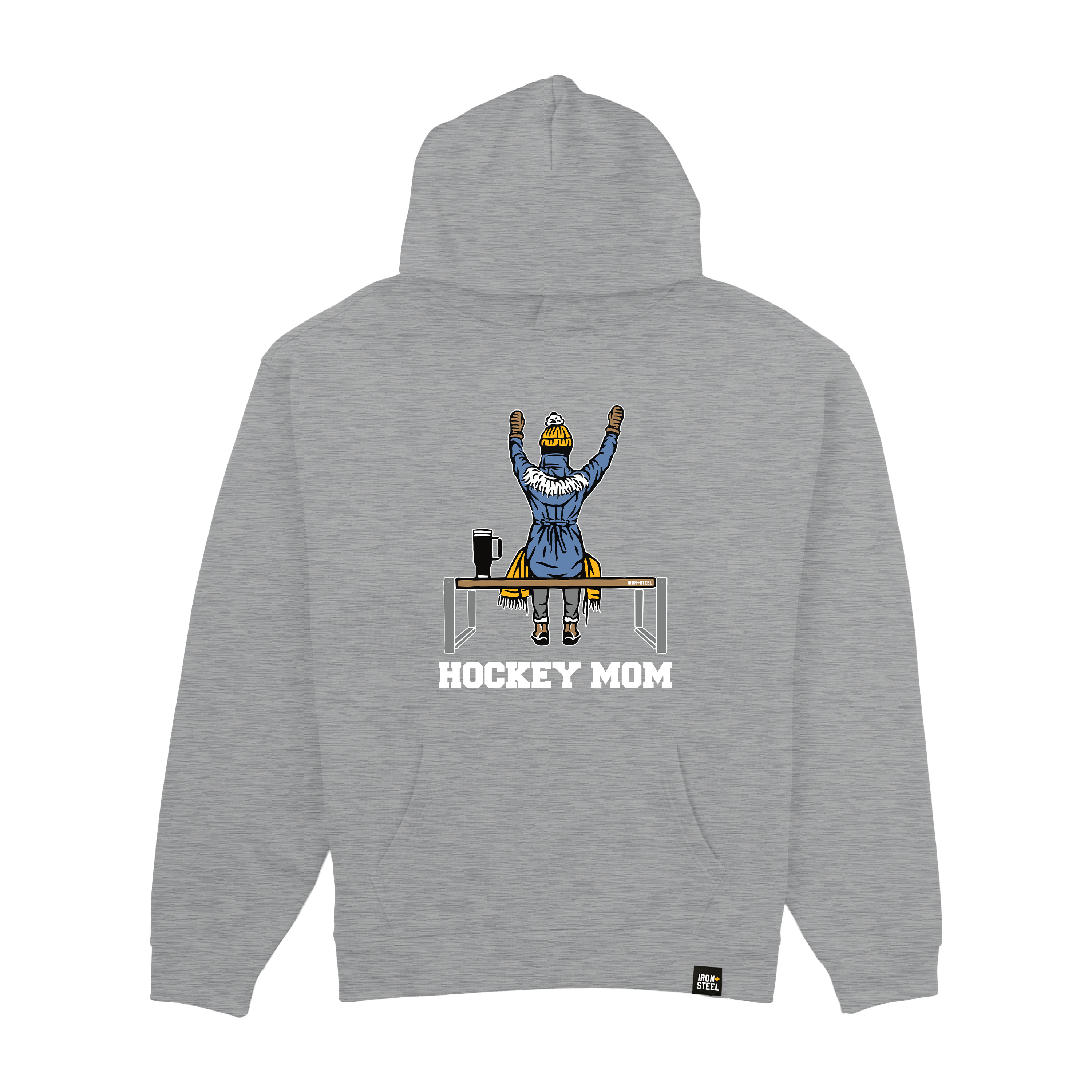 Cheering Hockey Mom Midweight Hoodie