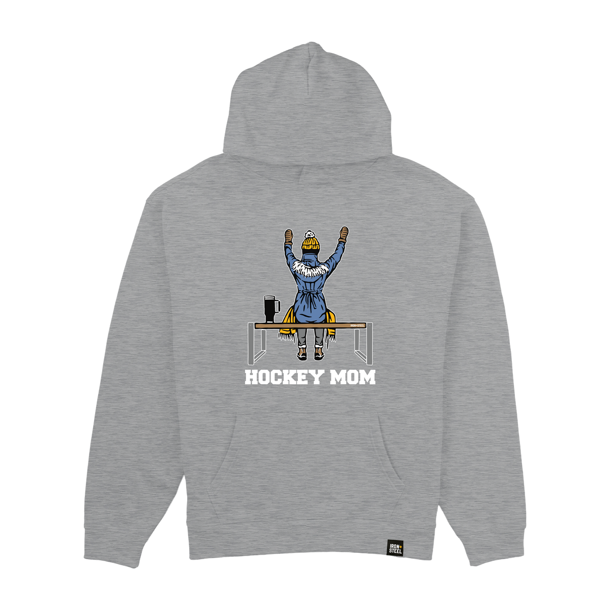 Cheering Hockey Mom Midweight Hoodie