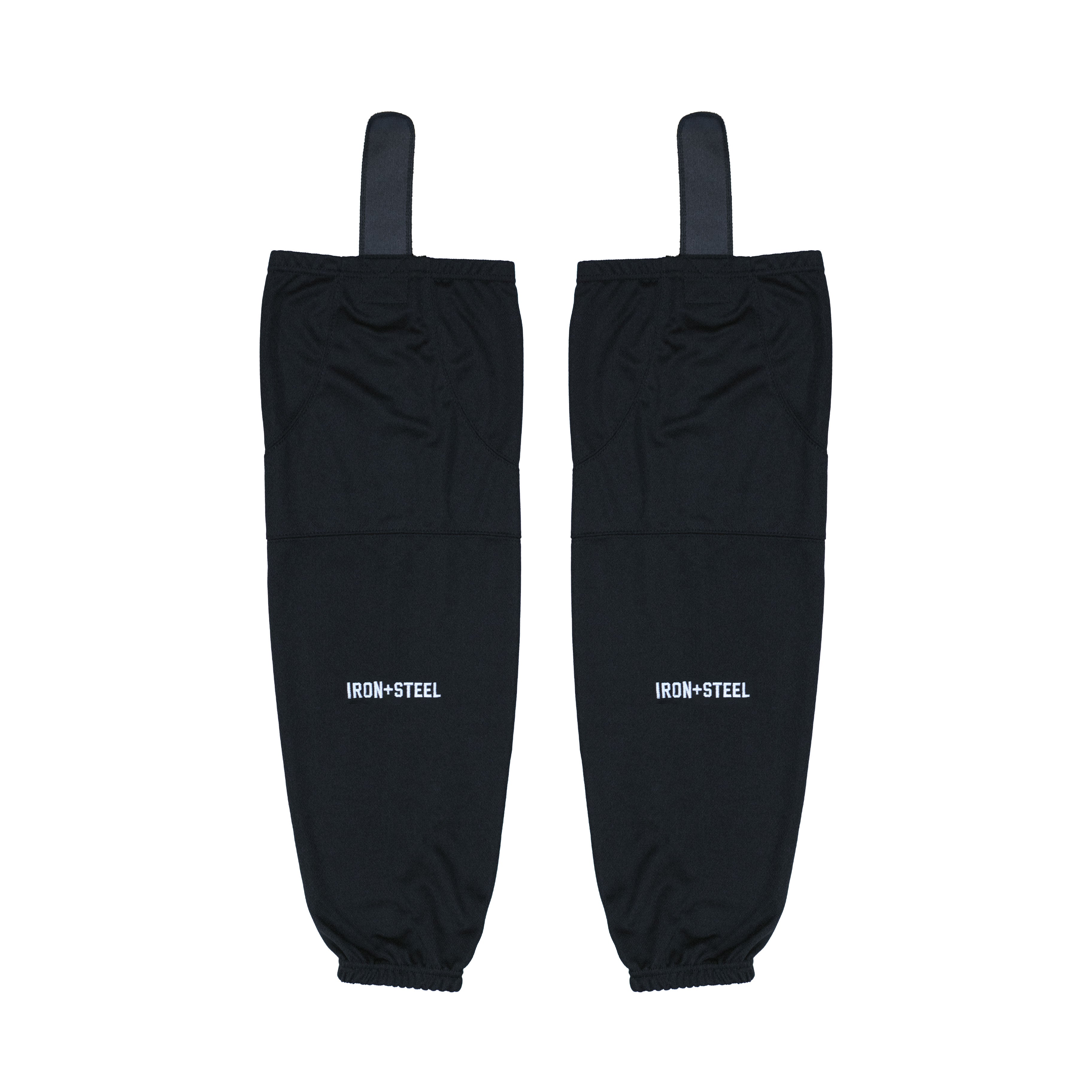 black hockey socks from Iron+Steel Threads, Hockey Clothing Companies, Hockey apparel, Hockey clothing , Hockey accessories