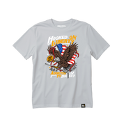 Hooked on Freedom Hockey Tee