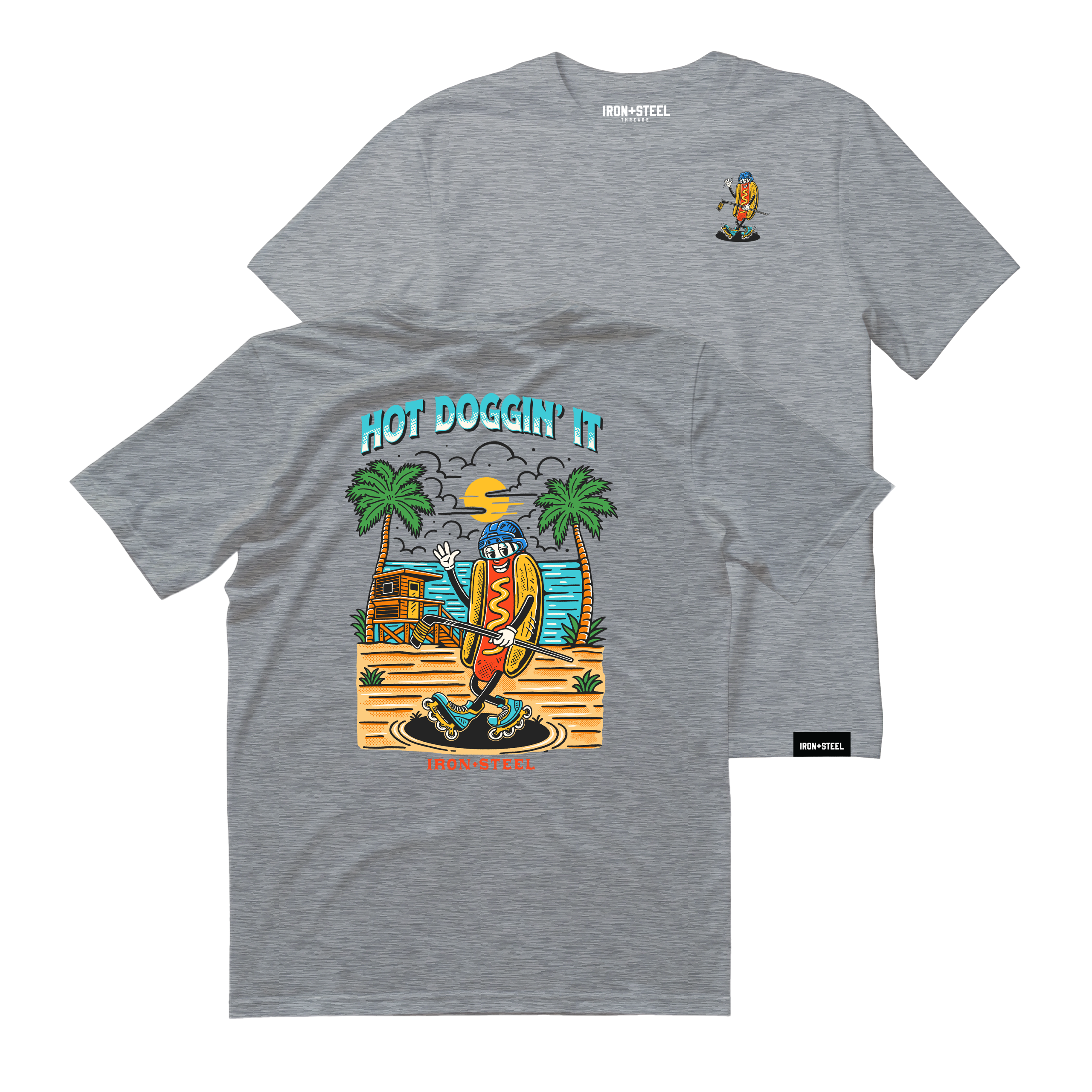 Hot Doggin' It Hockey Tee
