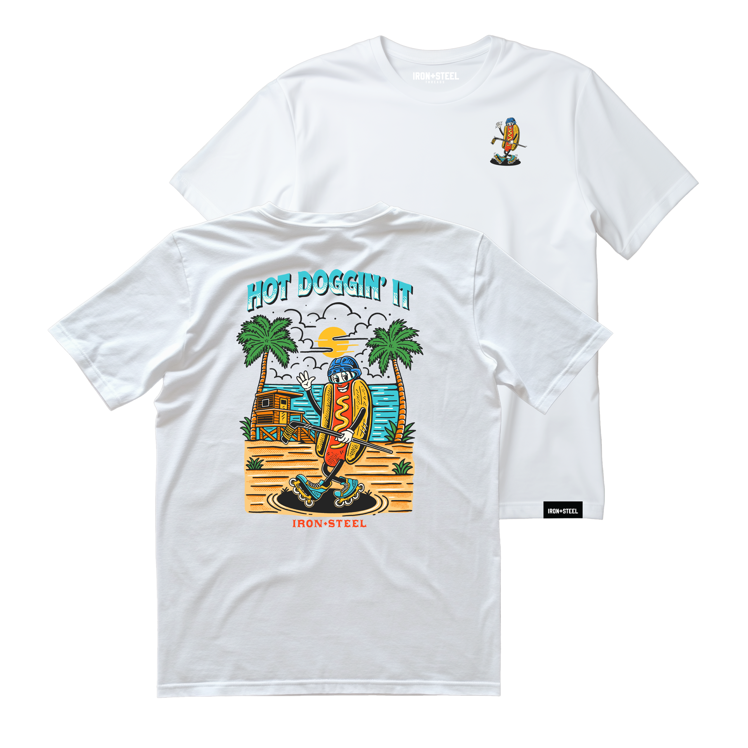 Hot Doggin' It Hockey Tee