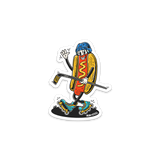 Hot Dog Roller Hockey Sticker