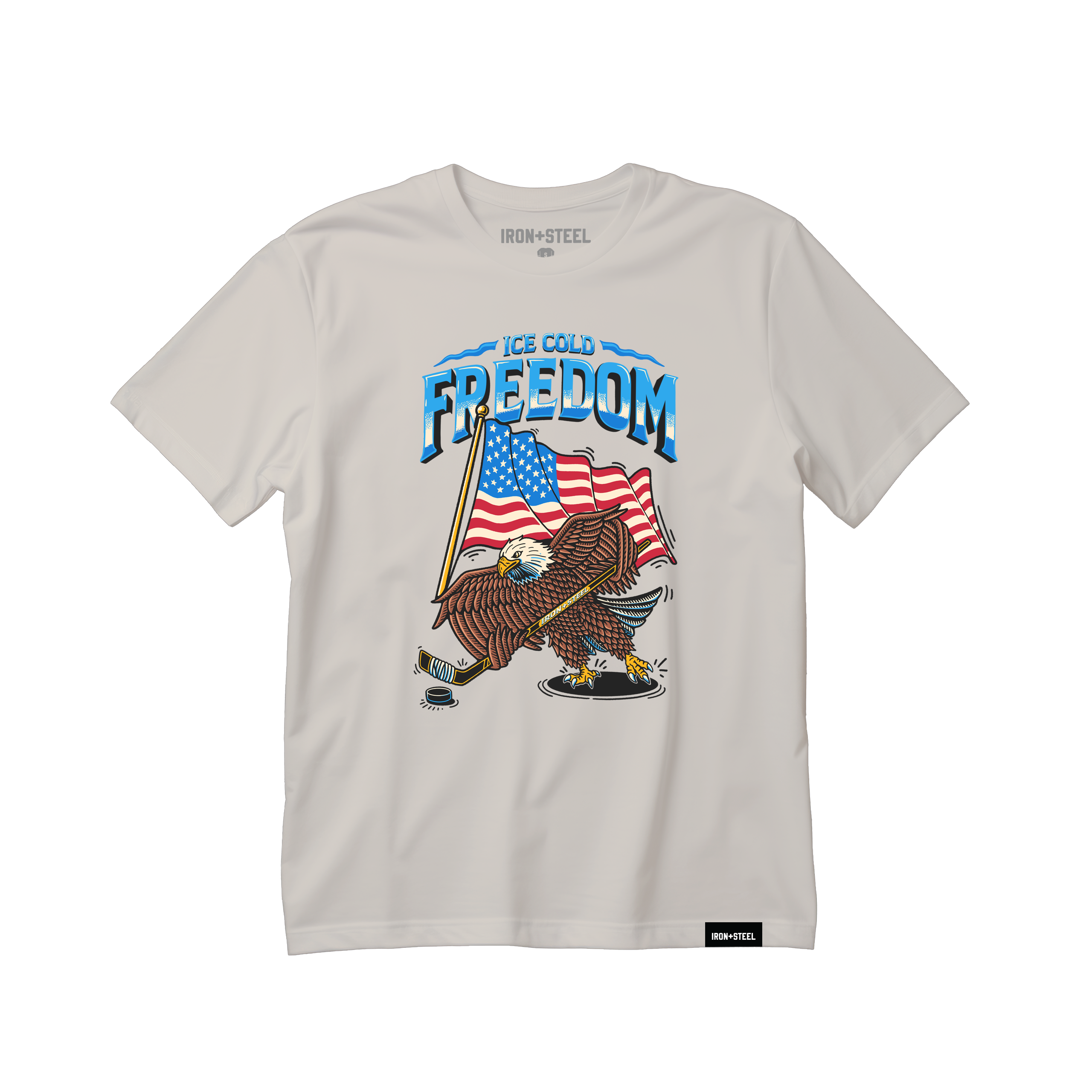 Ice Cold Freedom Hockey Tee