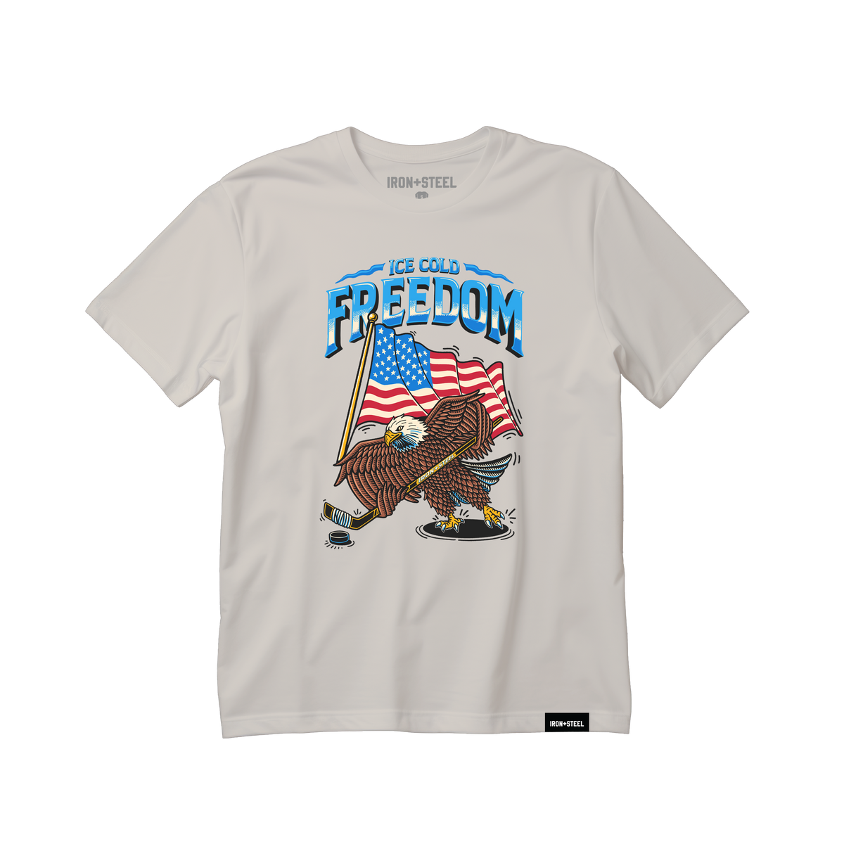Ice Cold Freedom Hockey Tee