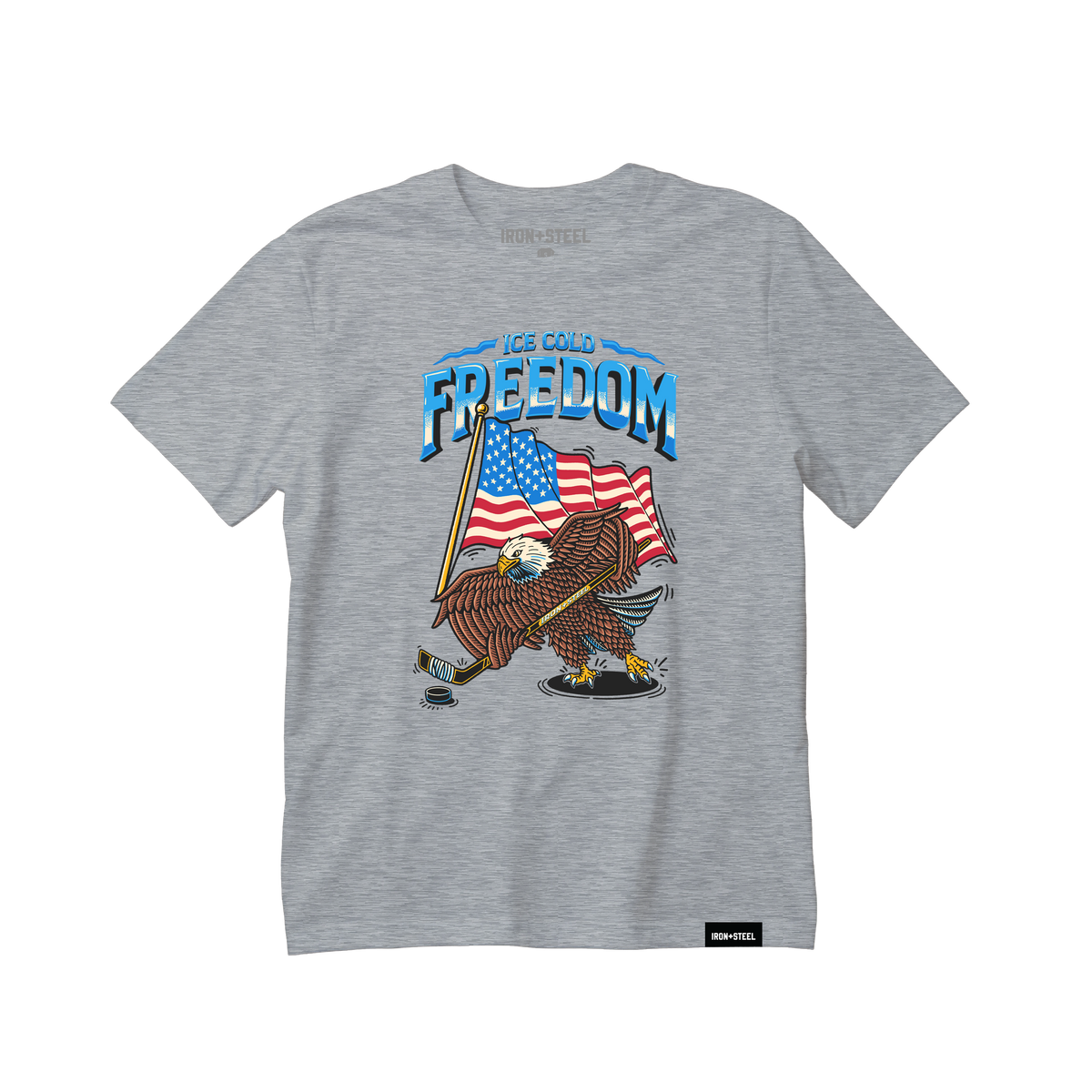 Ice Cold Freedom Hockey Tee