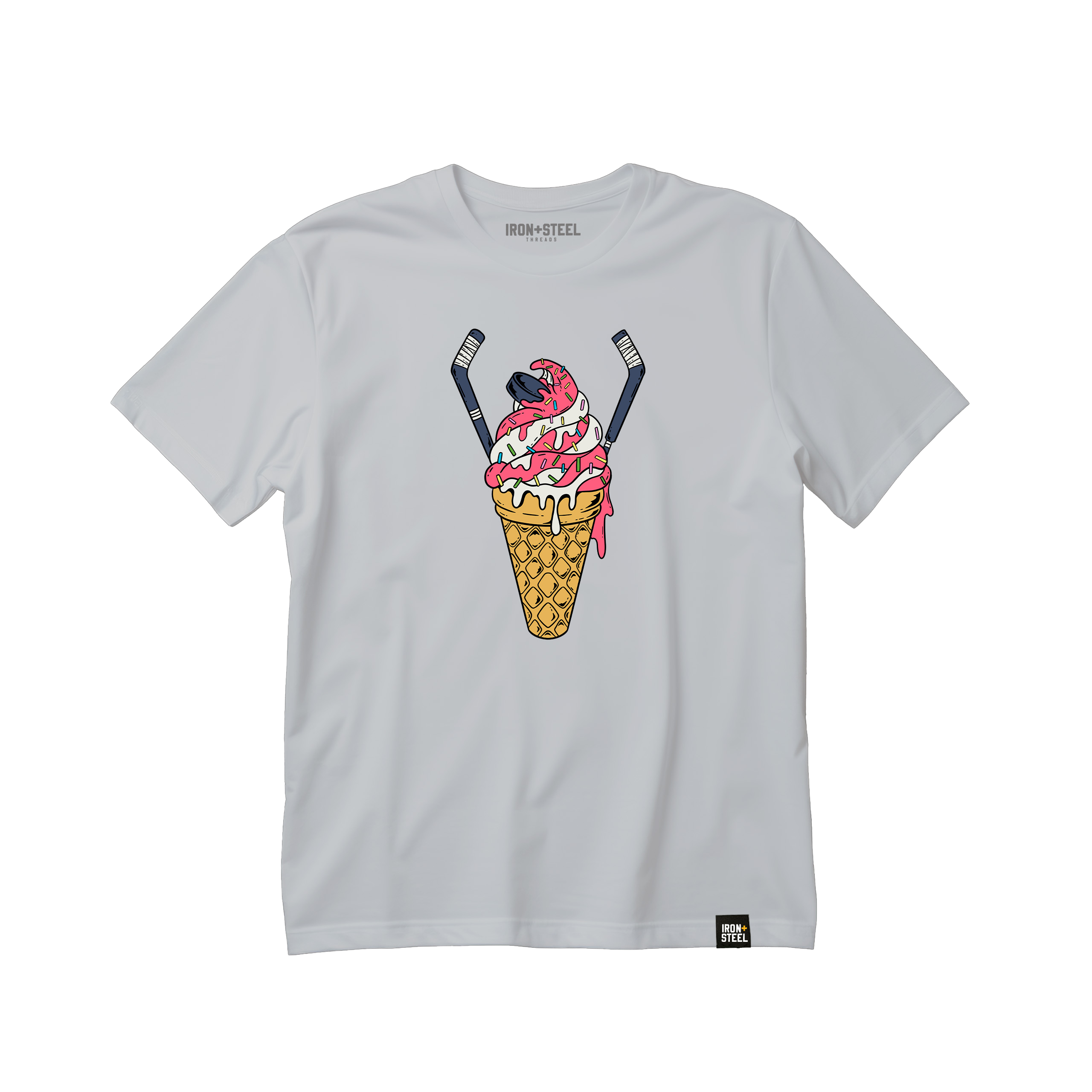 Ice Cream Hockey Tee